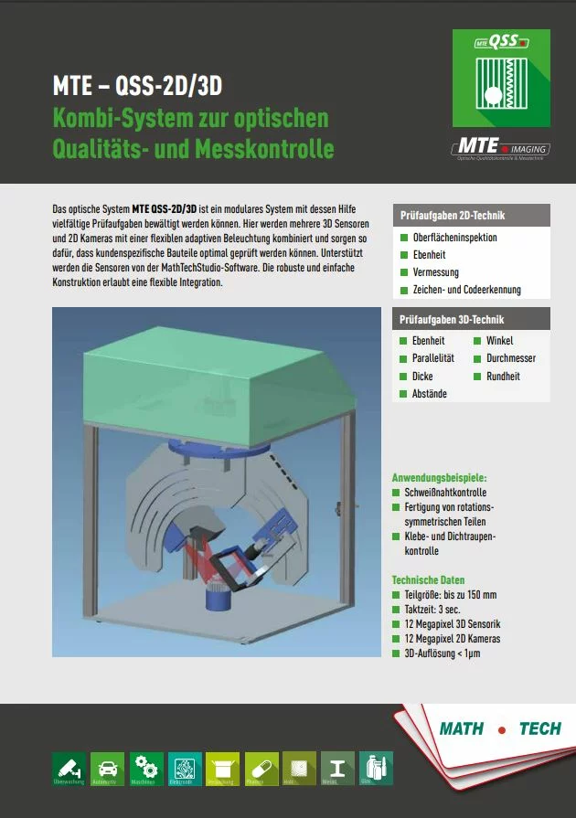 2D/3D-Inspektion von Metallbändern als Ergänzung zum QSS